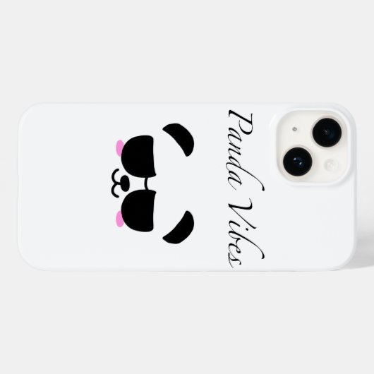 IPhone Panda Vibes Hoesje (Achterkant (horizontaal))