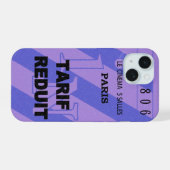 Iphone Parijse filmcover 15 Case (Achterkant horizontaal)