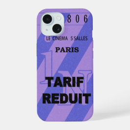 Iphone Parijse filmcover 15 Case