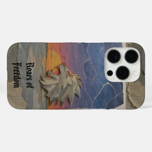 iPhone Pro Case – Sunset Lion (Achterkant (horizontaal))