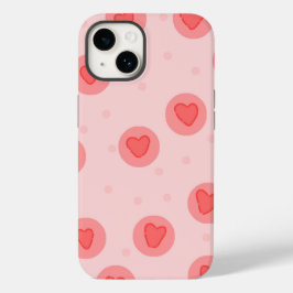 iPhone Roze hoesje | schattige liefde