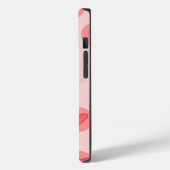 iPhone Roze hoesje | schattige liefde (Achterkant / Links)