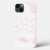 iPhone Roze Marmeren Hoesje (Achterkant)