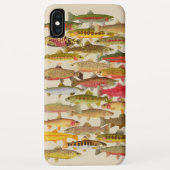 iPhone RX-Hoesje met forel en zalm Case-Mate iPhone Case (Achterkant)