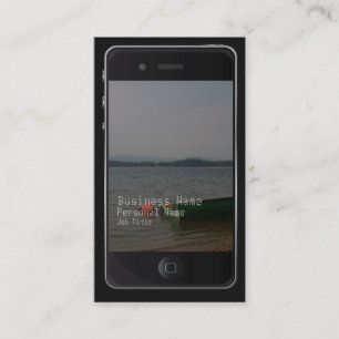 iPhone Style Visitekaartje zoeken