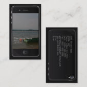 iPhone Style Visitekaartje zoeken (Voorkant / Achterkant)