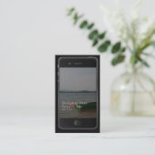 iPhone Style Visitekaartje zoeken (Staand voorkant)