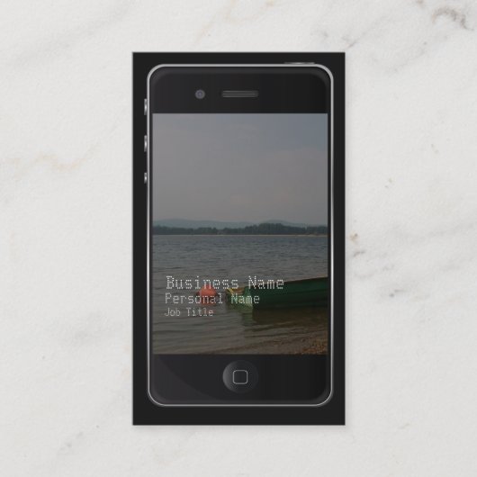 iPhone Style Visitekaartje zoeken (Voorkant)