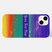iPhone - Sunset Painting Hoesje-Mate iPhone Case (Achterkant (horizontaal))
