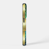 iPhone Turtle Gouden Hoesje 15 Pro Case (Rechterkant)