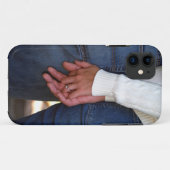 iPhone van de Handen van het houden 5 Douane Hoesj Case-Mate iPhone Case (Achterkant (horizontaal))