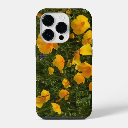 iPhone-veld papavers iPhone Hoesje (Achterkant)