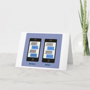 iPhone-verjaardagskaart Kaart