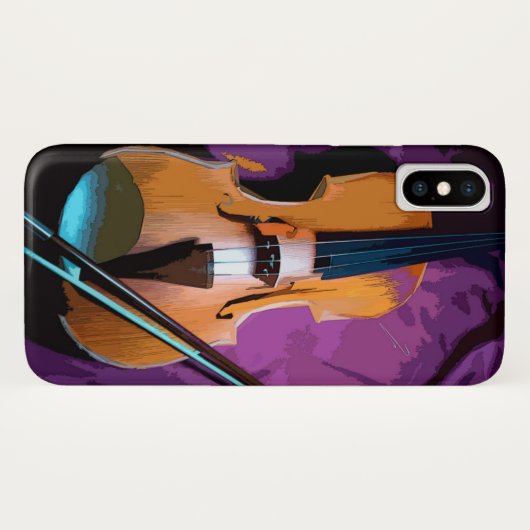 iPhone vintage hoes - Viola (Achterkant (horizontaal))