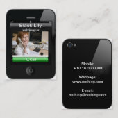 iPhone-Visitekaartje Visitekaartje (Voorkant / Achterkant)