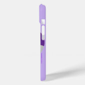 iPhone Voetbal, Paarse gepersonaliseerde naam Case-Mate iPhone Case (Achterkant / Links)