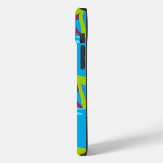 Iphone voor palmboom - zonnehemeleppatroon Zee Case-Mate iPhone Case (Achterkant / Links)