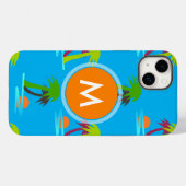 Iphone voor palmboom - zonnehemeleppatroon Zee Case-Mate iPhone Case (Achterkant (horizontaal))
