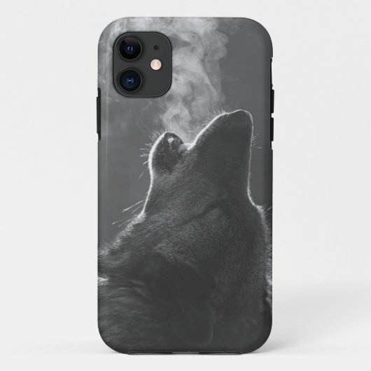 iPhone Wolf Hoesje (Achterkant)
