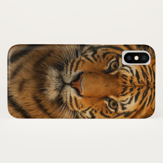 iPhone x case Tiger  (Achterkant (horizontaal))