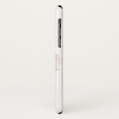 iPhone X Hoesje 4 Seizoenboom met Bijbel citaat (Achterkant/links)