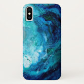 Iphone X-hoesje, Blauwe Oceaan Golf Case-Mate iPhone Case (Achterkant)
