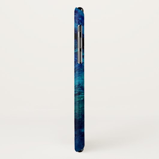 Iphone X-hoesje, Blauwe Oceaan Golf Case-Mate iPhone Case (Achterkant/links)