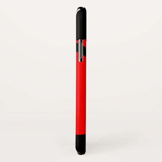 iPhone X-Hoesje van Red & Black Apple-leraar Case-Mate iPhone Case (Achterkant / rechts)