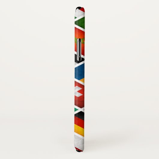 Iphone X-Hoesje van wereldvlaggen Case-Mate iPhone Case (Achterkant / rechts)