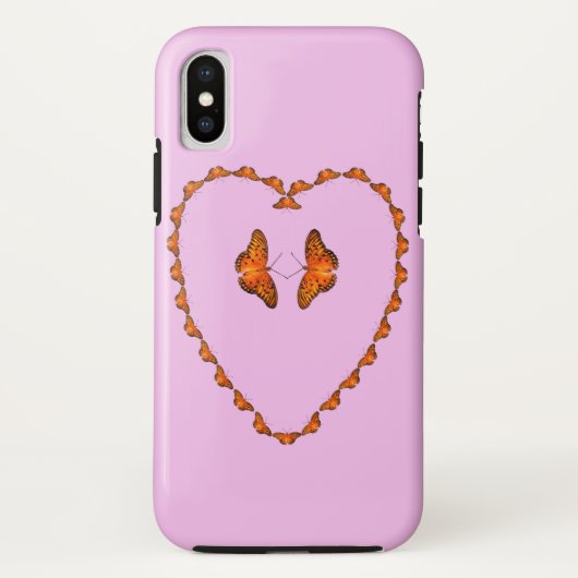 iPhone X hoesje, vlinders in het hart - Dans met m Case-Mate iPhone Case (Achterkant)