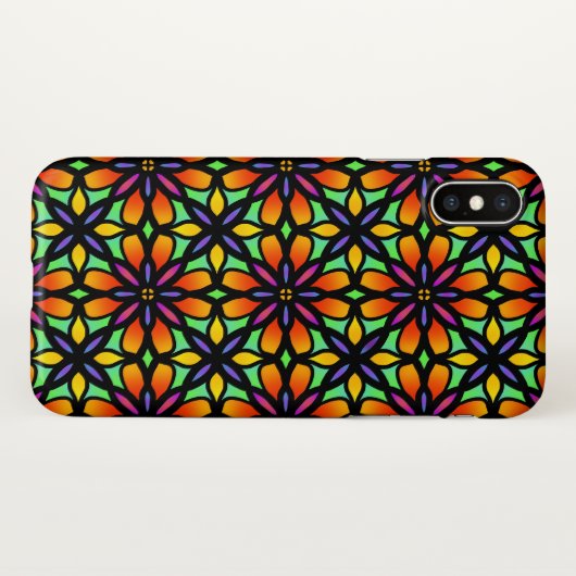 iPhone X hoesje vol kleur! (Achterkant (horizontaal))