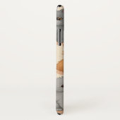 iPhone X Hoesjes Schattige kittenpatroon Telefoonh (Achterkant / rechts)