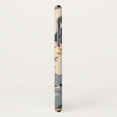 iPhone X Hoesjes Schattige kittenpatroon Telefoonh (Achterkant/links)