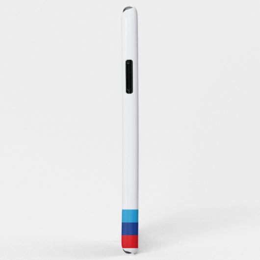 iPhone X, M Stripe BMW iPhone Case (Achterkant/rechts)