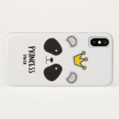 iphone x panda hoesje (Achterkant (horizontaal))