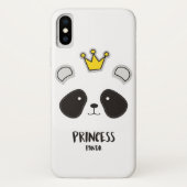 iphone x panda hoesje (Achterkant)