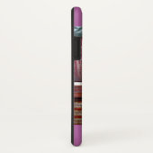 iPhone X Tough Hoesje Teapot Flowers Paarse, Orchi (Achterkant / rechts)