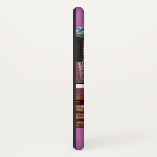 iPhone X Tough Hoesje Teapot Flowers Paarse, Orchi (Achterkant / rechts)