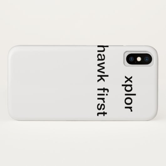 iphone x xplor hoesje (Achterkant (horizontaal))