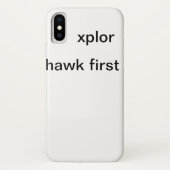 iphone x xplor hoesje (Achterkant)