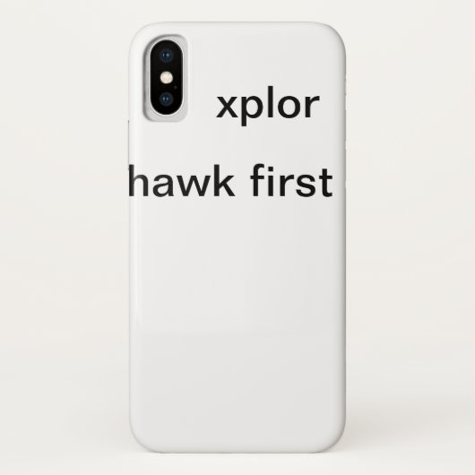 iphone x xplor hoesje (Achterkant)