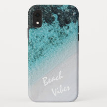Iphone XR Hoesjes Beach Design Custom Name Photo