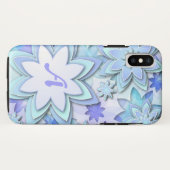 iPhone XS Hoesje Abstracte Lotus Flowers (Achterkant (horizontaal))