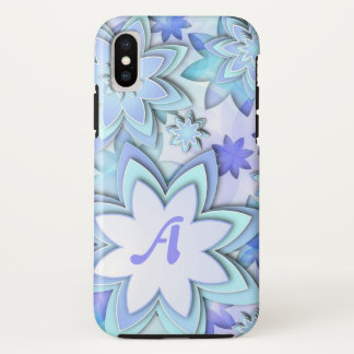 iPhone XS Hoesje Abstracte Lotus Flowers