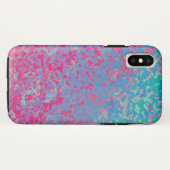 iPhone XS Hoesje Kleurrijk Gecorrodeerd (Achterkant (horizontaal))