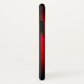 iPhone XS hoesje Rood & zwart hart ontwerp. (Achterkant/rechts)