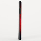 iPhone XS Max hoesje Rood & zwart hart ontwerp. (Achterkant/rechts)