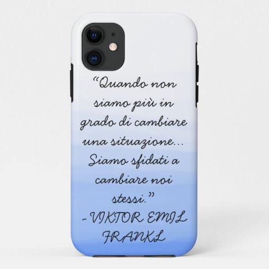 iPhone-zaak met Italiaans verstandig gezegde Case-Mate iPhone Case (Achterkant)