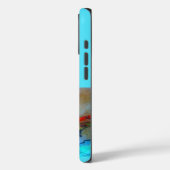 iphonehoesje met rode zeilschoener Case-Mate iPhone case (Achterkant / Links)