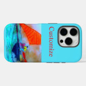 iphonehoesje met rode zeilschoener Case-Mate iPhone case (Achterkant (horizontaal))